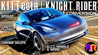 KNIGHT RIDER WHEELS on a TESLA! (& more) - KITTesla