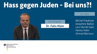 Hass gegen Juden – bei uns?! Eine Gesprächsreihe zu jüdischer Gegenwart in Deutschland (Folge 1)