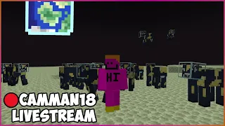 I WENT TO THE MOON IN MINECRAFT camman18 Full Twitch VOD