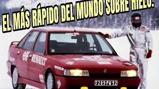 RENAULT 21 TURBO. EL DÍA QUE BATIÓ el RÉCORD DE VELOCIDAD SOBRE HIELO 1988