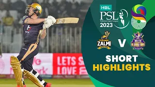 Short Highlights | Peshawar Zalmi vs Quetta Gladiators | Match 25 | HBL PSL 8 | MI2T