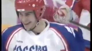 Olympic Games 1994. RUSSIA - CZECH (20.02.1994, group tournament)