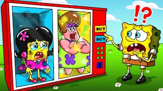 [Animation] Rich Mommy vs Broke Mommy - Who loves Spongebob? | Poor Baby Spongebob Life