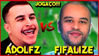 ADOLFZ X FIFALIZE NO EA FC 24!!! (JOGO COMPLETO + REAÇÃO DOS DOIS!!!)