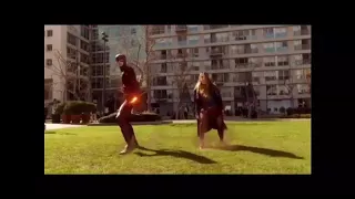 Livewire and Banshee vs. Supergirl and Flash (Supergirl 1x18)