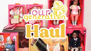 Massive Our Generation Haul- Horses, Dolls And A Stable