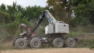 TimberPro TF830-B feller buncher JEAN FREON Elagage