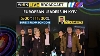 WION Live Broadcast | EU leaders arrive in Kyiv to reassure on membership | Direct from London