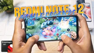 Xiaomi Redmi Note 12 Snapdragon 685 Mobile Legends Gaming Test 2023