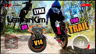 LEAPERKIM LYNX or INMOTION V14 for the trails? Comparing two of best off-road EUC. New Insta 360 X4.