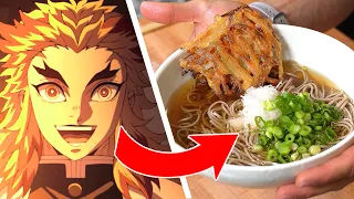 I FINALLY MADE The Rengoku Soba from Demon Slayer!