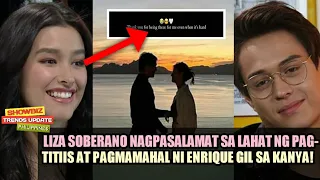 LIZA SOBERANO TODO ANG PASASALAMAT SA PAGMAMAHAL AT PAGTITIIS SA KANYA NI QUEN KAHIT HIRAP NA ITO!