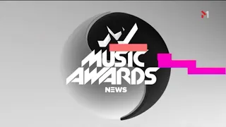 M1 Ukraine. M1 Music Awards News identity (2016)