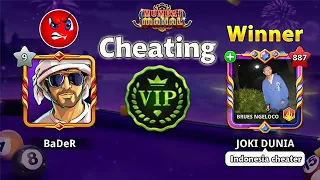 Level 887 Indonesia cheater 👺 From 1M To 160M Coins 8 ball pool