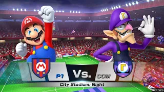 Mario Sports Superstars - Mario/Luigi Vs. Waluigi/Peach