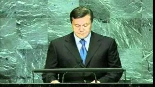 Віктор Янукович виступив на саміті ООН