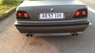 BMW E38 740i Sound Burnout