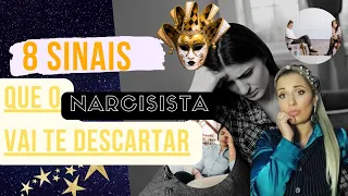 8 SINAIS DE QUE O NARCISISTA VAI TE DESCARTAR . VÍDEO ALERTA! #narcisismo