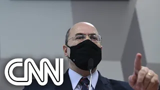 Senadores da CPI da Pandemia avaliam ida ao RJ para ouvir Witzel | CNN 360º