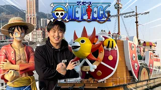 I spent the day at the largest theme park in Japan! (ONE PIECE BOAT IRL)