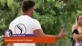 Barraco na A Fazenda - Briga de Marcos e Yuri 😱