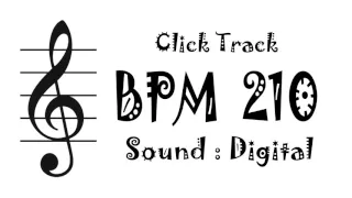 【BPM 210】Digital - Click Track Metronome