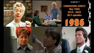 Coronation Street - May 1986