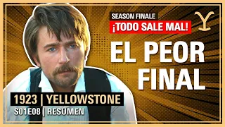 🐎 1923 Yellowstone 1x08 | TREMENDO FINAL de TEMPORADA | RESUMEN Yellowstone en español Temporada 1