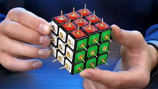 I made the most dangerous Rubik’s Cube and try to solve it