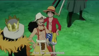 Usopp salva el dia: Hisatsu Midori Boshi Sargasso ( One Piece Gyojin Arc )