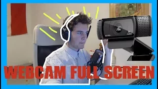 How To Full screen Your Webcam In OBS Studio