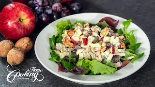 The Best Waldorf Salad – Apple, Celery, Grape and Walnut Salad