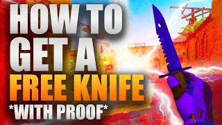 IS IT POSSIBLE TO GET A FREE CSGO KNIFE WITH TRADE UPS?? | How to Get a FREE KNIFE