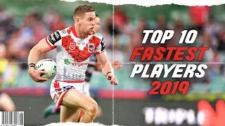 NRL Top 10 Fastest Players 2019