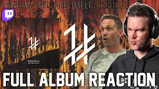 Phinehas - The Fire Itself FULL ALBUM REACTION  // Roguenjosh Reacts featuring Benny