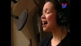 RARE: Lea Salonga recording REFLECTION (Movie Surfers Go Inside MULAN)