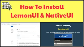 How to Install LemonUI & NativeUI Mods in GTA 5