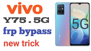 vivo y75 5G frp bypass  // vivo y75 google account remove