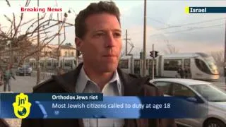 Jerusalem Riot: Ultra-Orthodox Jews riot in Jerualem over military conscription into Israeli army