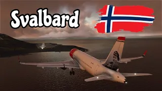 [MSFS] Landing in Longyearbyen, Svalbard 🇳🇴 - a320neo Norwegian