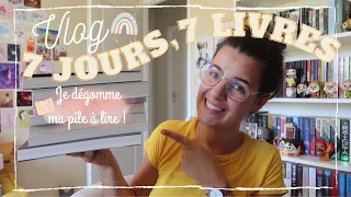 Lire 7 livres en 7 jours ? 📚📖 summer VLOG ☀️