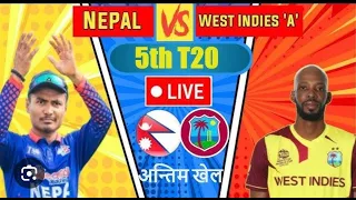 Nepal vs west indies A
         Match 5