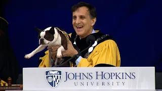 President Ronald J. Daniels speaks at Johns Hopkins University's 2024 Commencement