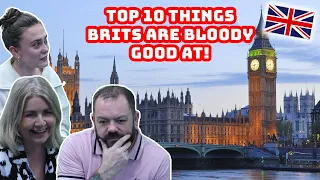 BRITISH FAMILY REACTS | Top 10 Things Brits Are Bloody Good At!