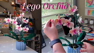 LEGO ORCHID 🌸 (unboxing + building process)