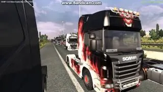 Convoi sur Euro Truck Simulator 2 / Multijoueur 