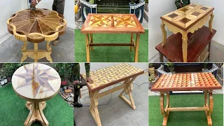 6 Great Design Ideas With Especially Luxurious Table Patterns - Creative Woodworking