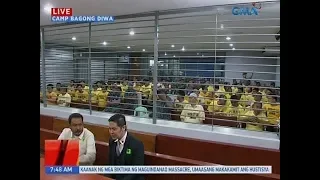 UB: Kuha sa loob ng Camp Bagong Diwa kung saan hahatulan ang mga akusado sa Maguindanao massacre