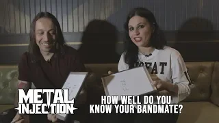 LACUNA COIL Plays "How Well Do You Know Your Bandmate?" | Metal Injection