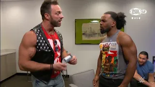 LA Knight confronta a Xavier Woods en Backstage - WWE Smackdown 07/04/2023 (En Español)